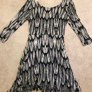 Express fit and flare dress